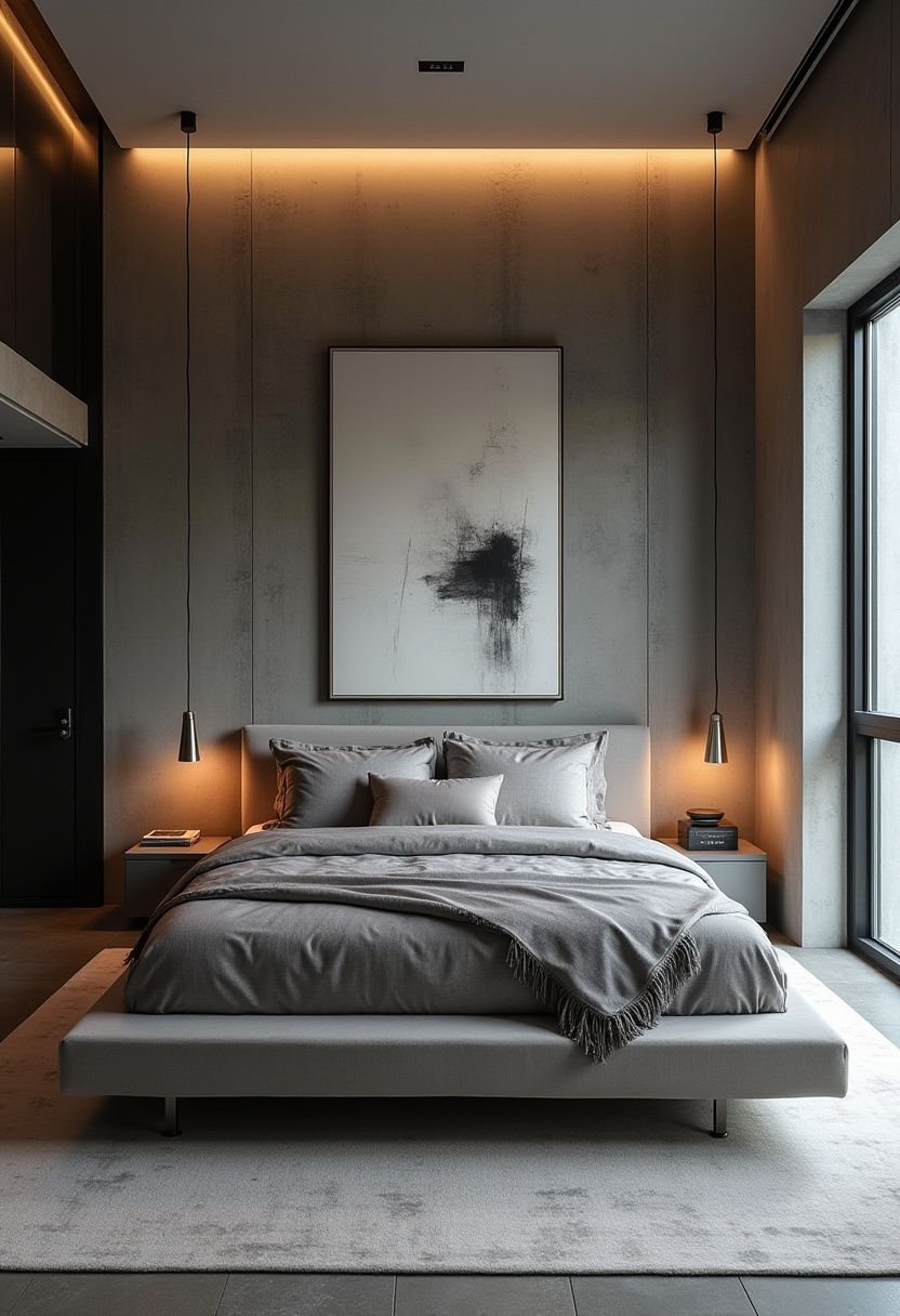 Modern Moody Bedroom 2