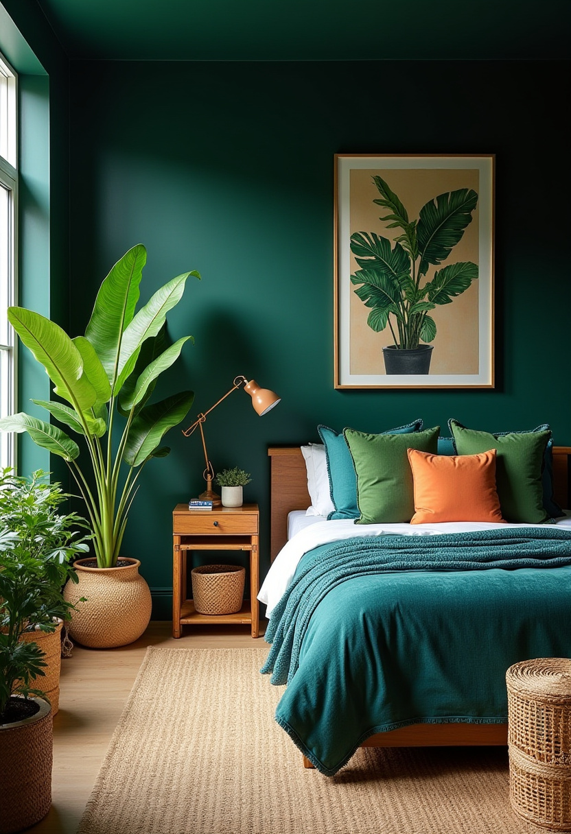 Modern Moody Bedroom 20