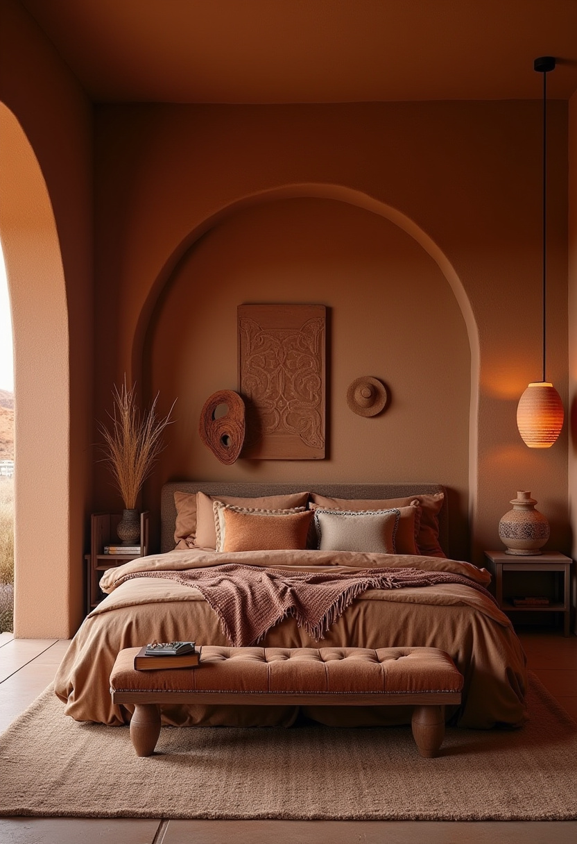 Modern Moody Bedroom 28