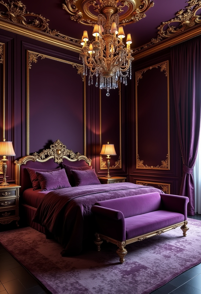 Modern Moody Bedroom 30