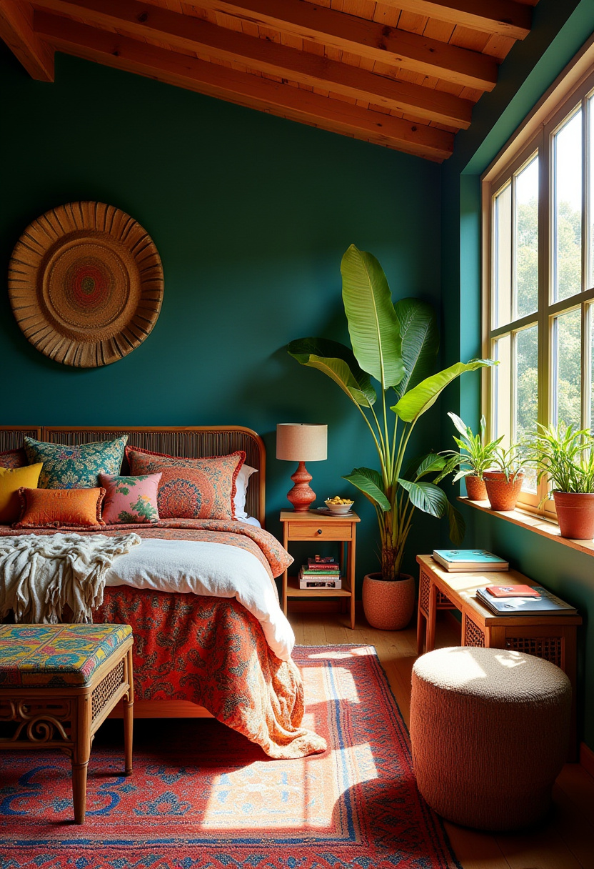 Moody Boho Bedroom Ideas 14