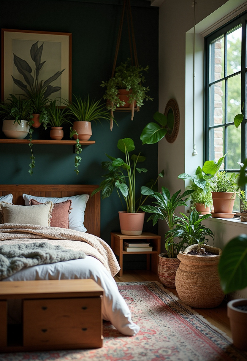 Moody Boho Bedroom Ideas 17