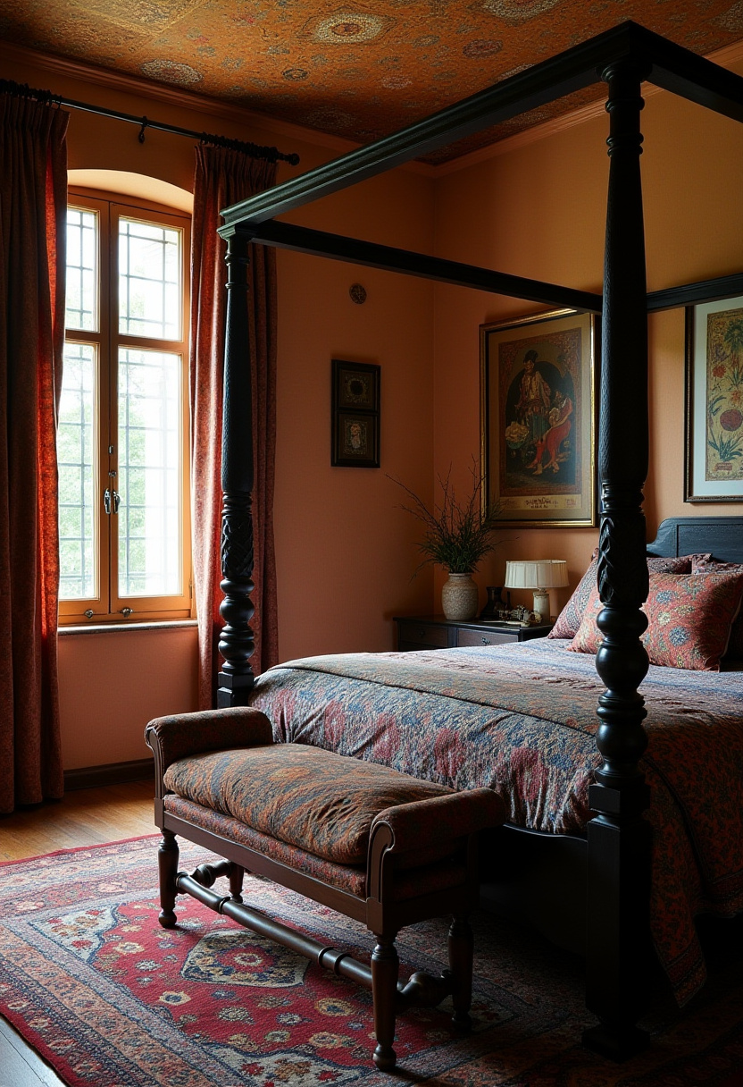 Moody Boho Bedroom Ideas 18