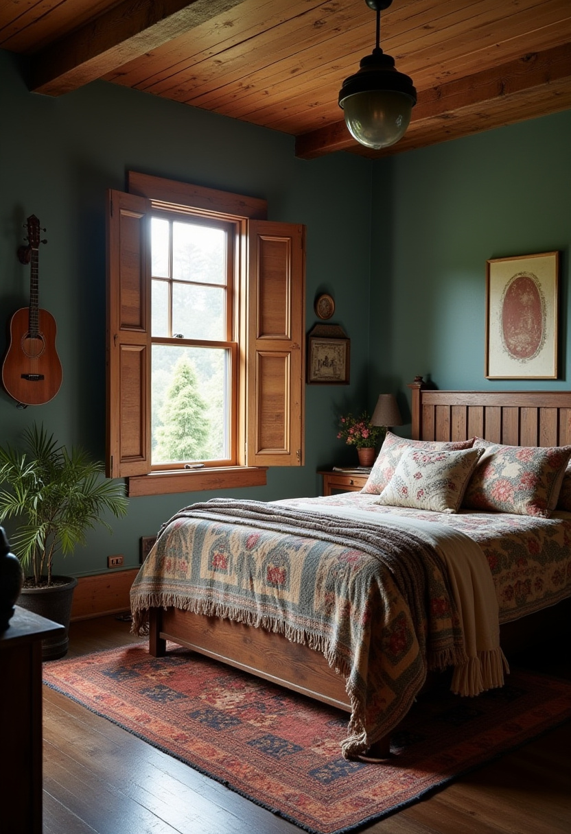 Moody Boho Bedroom Ideas 19