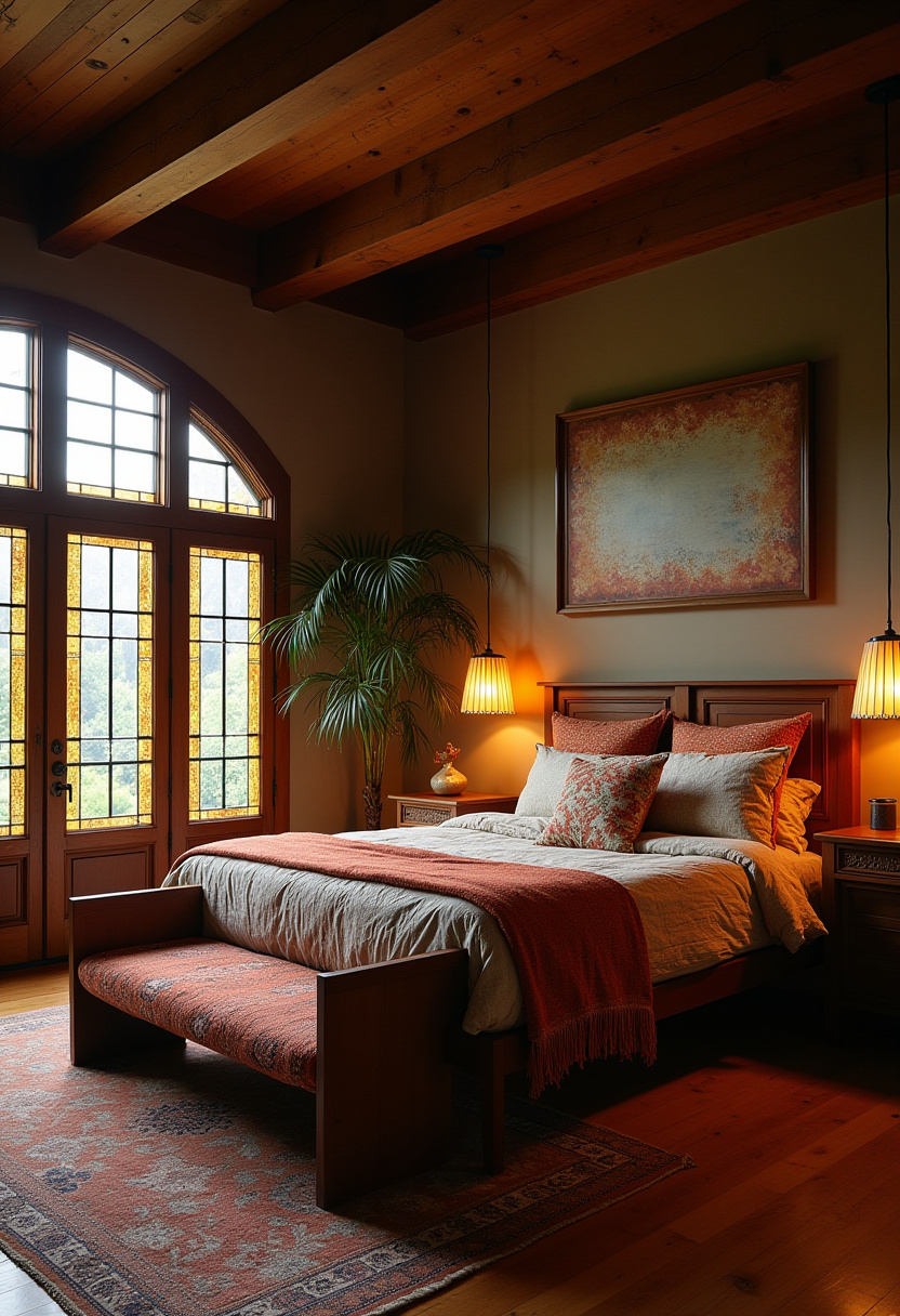 Moody Boho Bedroom Ideas 25