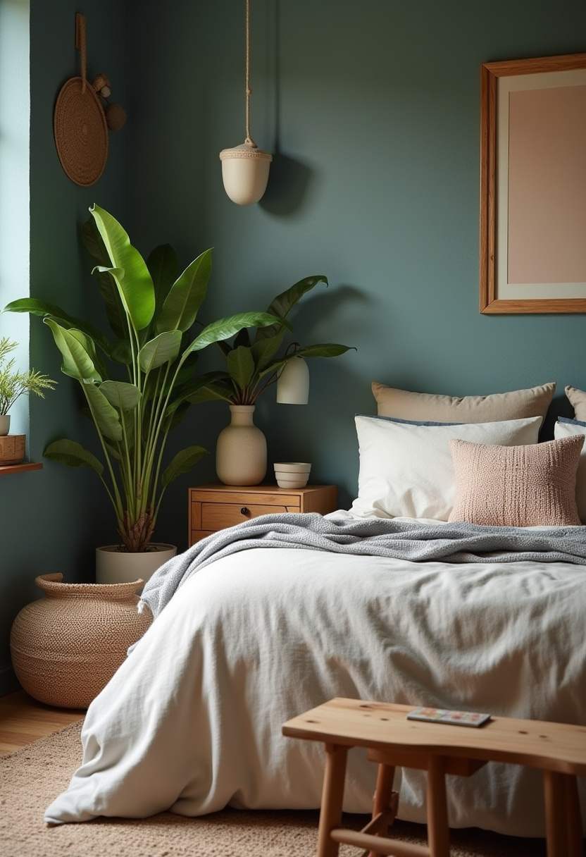 Moody Boho Bedroom Ideas 26