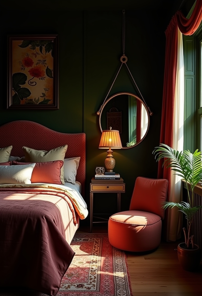 Moody Boho Bedroom Ideas 29