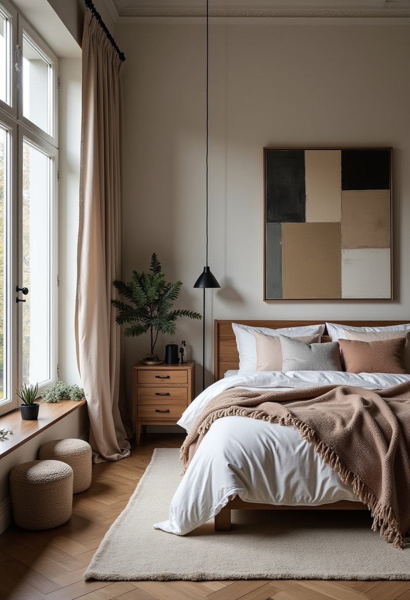 Moody Boho Bedroom Ideas 7