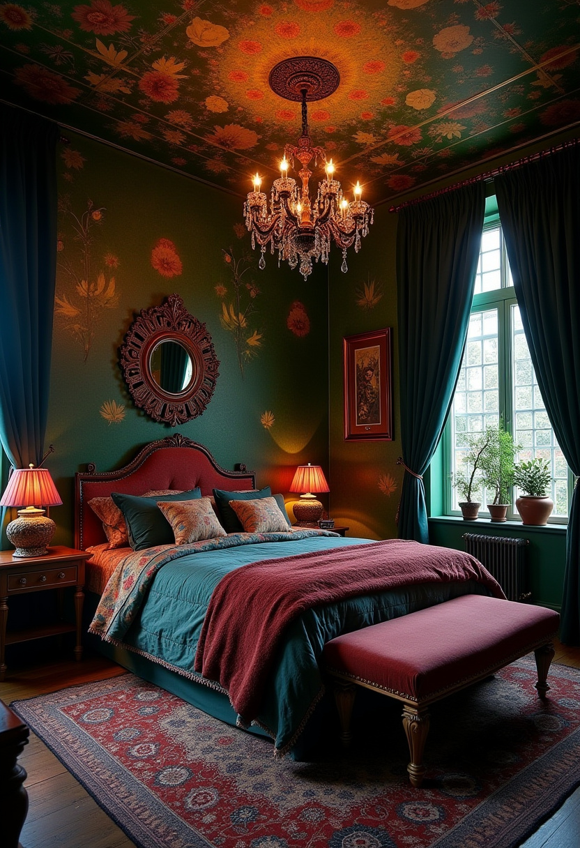 Moody Boho Bedroom Ideas 9