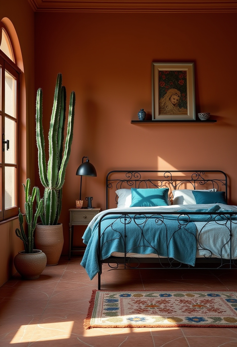 Moody Cozy Bedroom 14