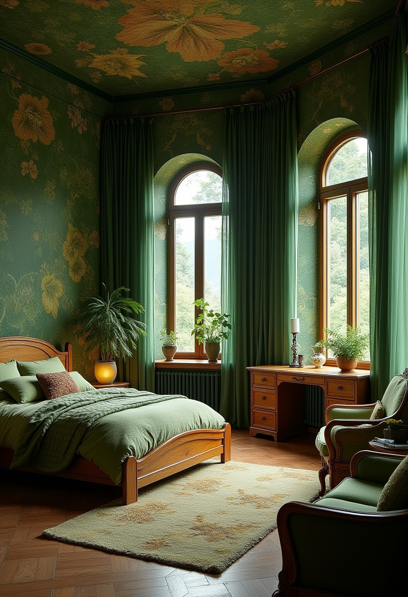 Moody Cozy Bedroom 24