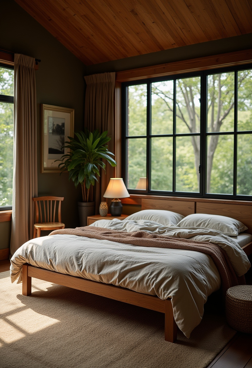 Moody Cozy Bedroom 26