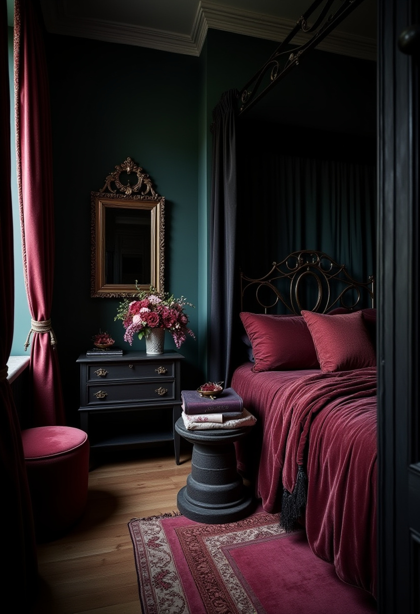 Moody Cozy Bedroom 27