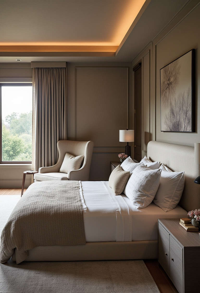 Moody Cozy Bedroom 28