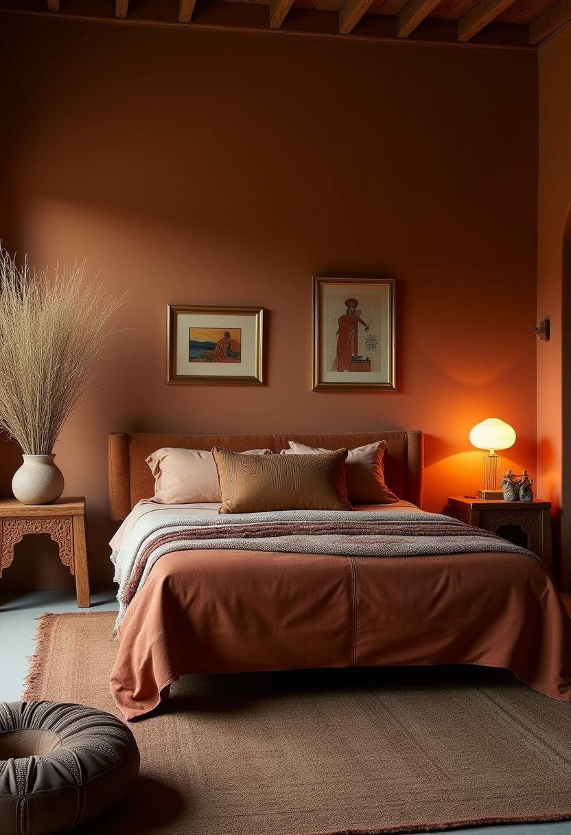 Moody Cozy Bedroom 29