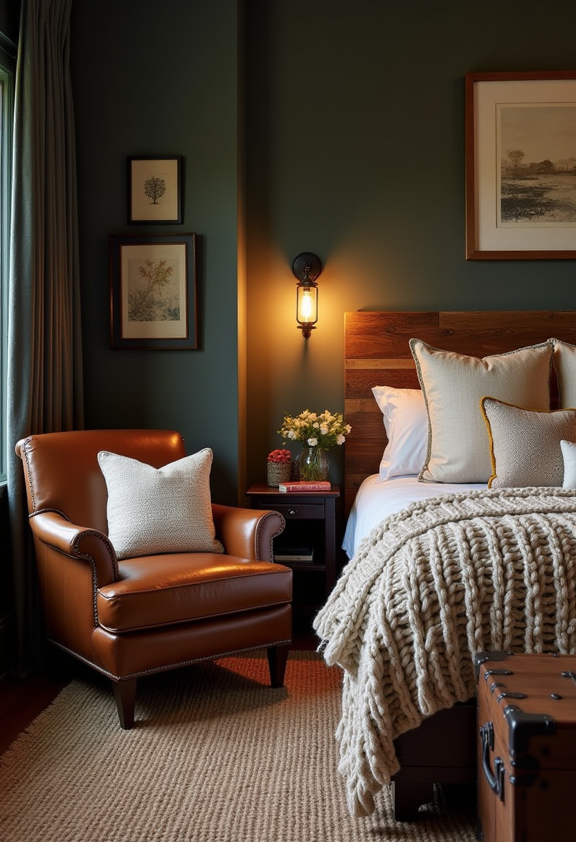 Moody Cozy Bedroom 3