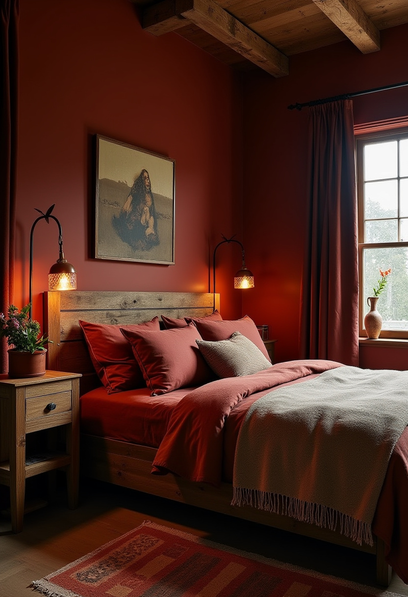 Moody Feminine Bedroom Ideas 11