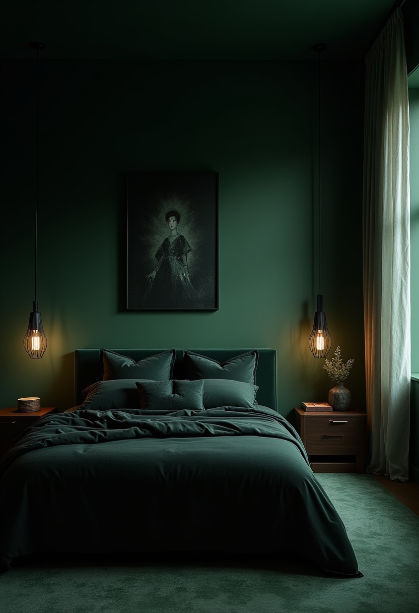 Moody Feminine Bedroom Ideas 29