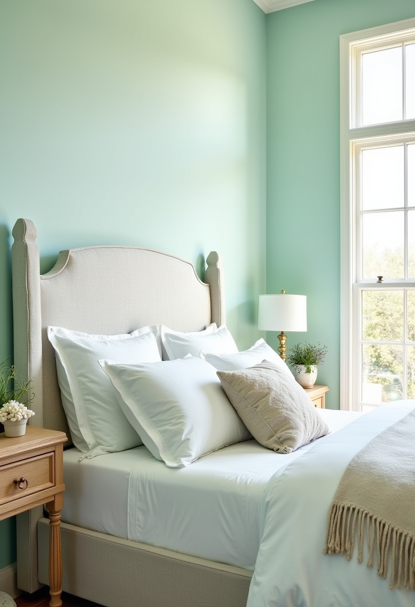 Moody Green Bedroom Ideas 14