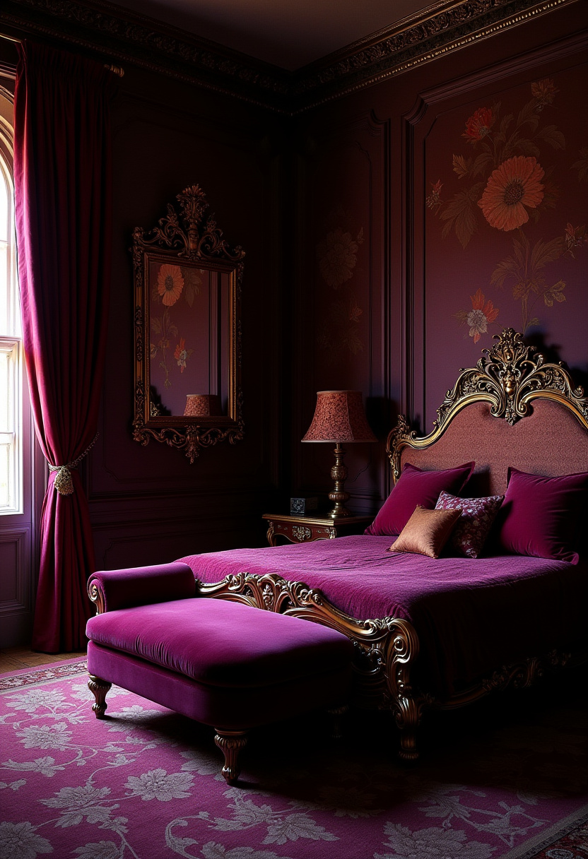 Moody Vintage Bedroom Ideas 11