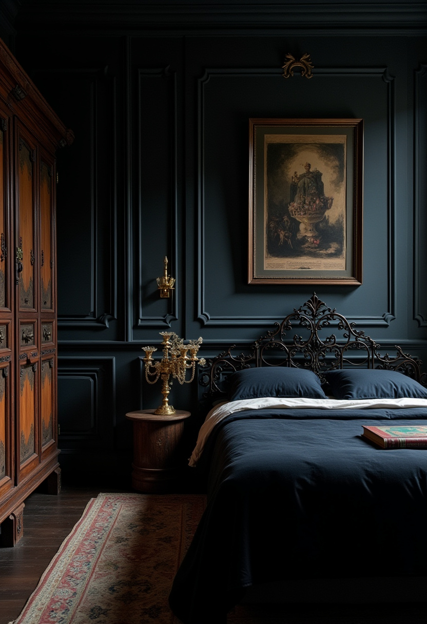 Moody Vintage Bedroom Ideas 2