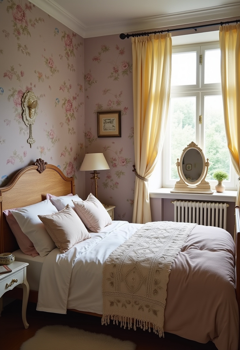 Moody Vintage Bedroom Ideas 21