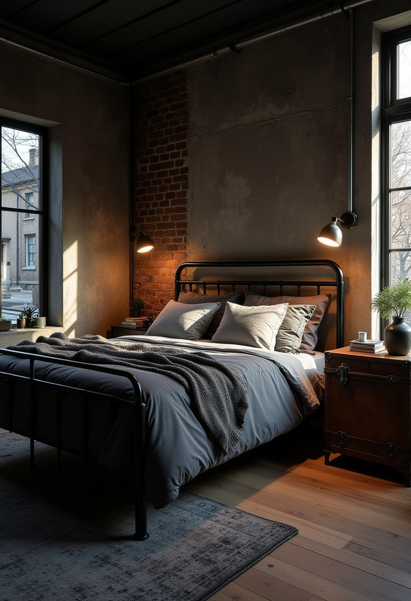 Moody Vintage Bedroom Ideas 23