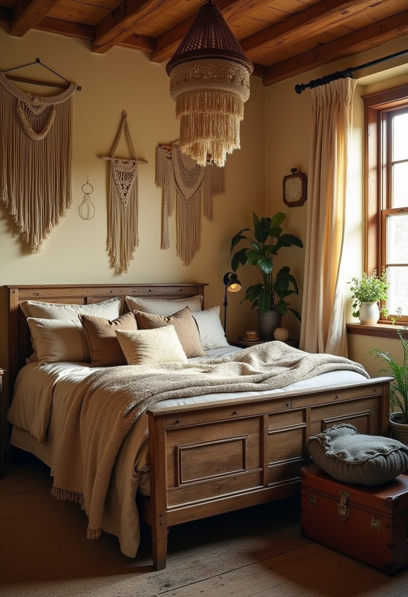Moody Vintage Bedroom Ideas 4