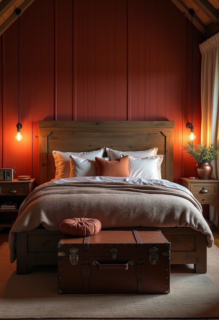 Moody Vintage Bedroom Ideas 6