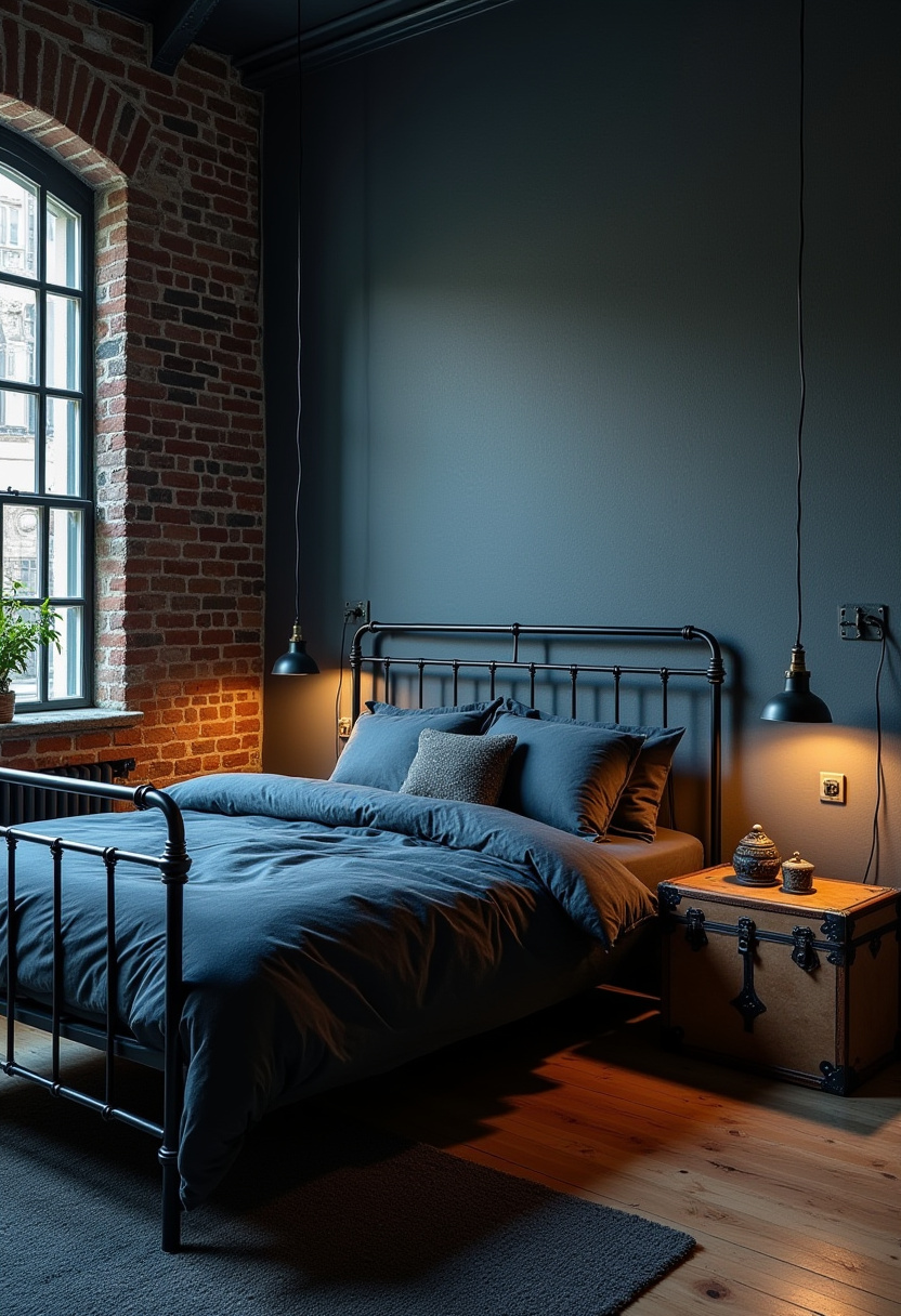 Moody Vintage Bedroom Ideas 9