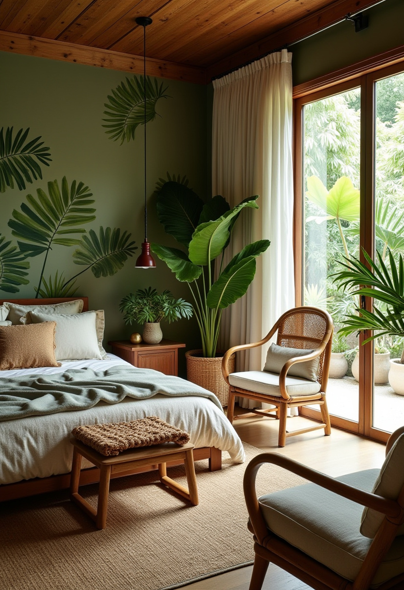 Olive Green Bedroom Ideas 10