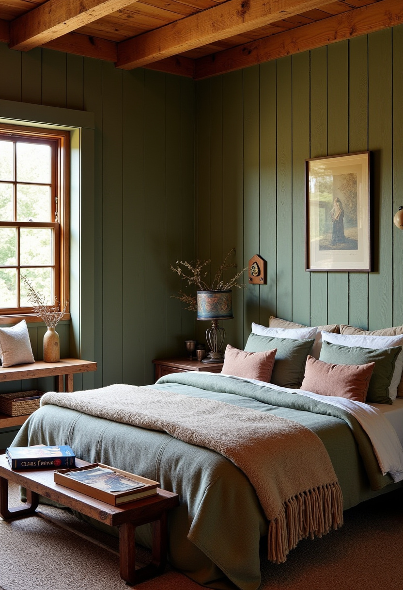 Olive Green Bedroom Ideas 12