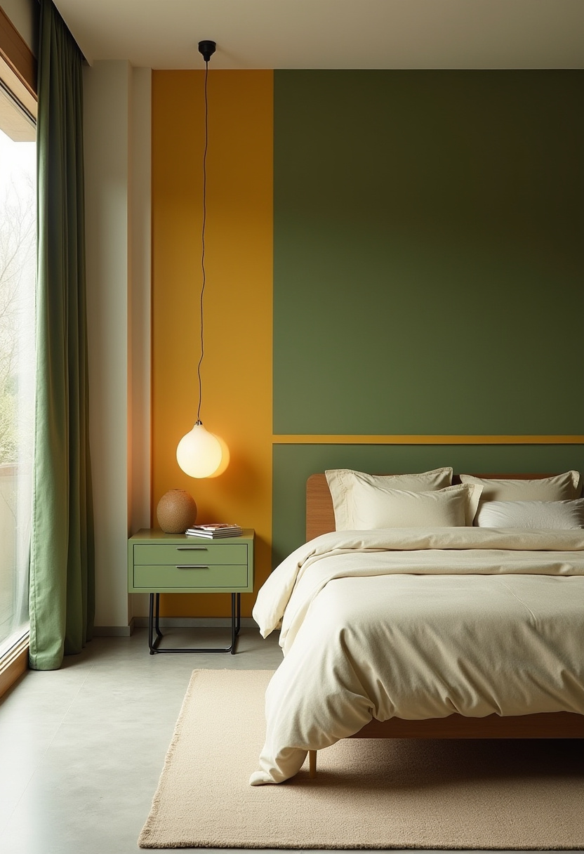 Olive Green Bedroom Ideas 24