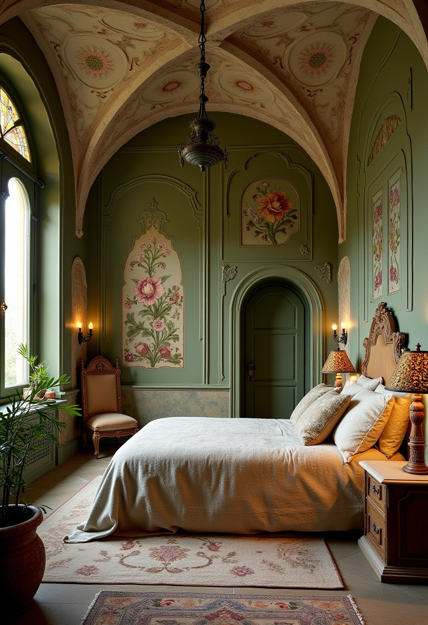 Olive Green Bedroom Ideas 26