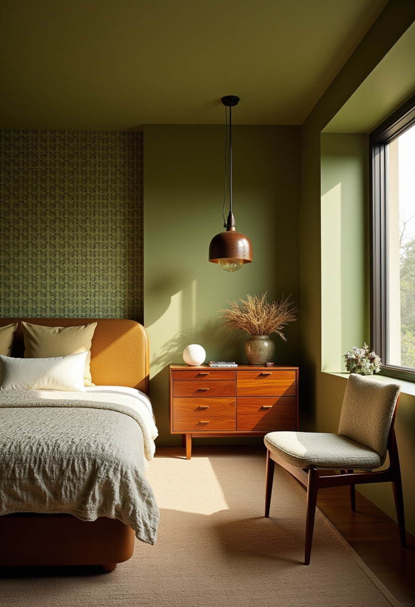 Olive Green Bedroom Ideas 6