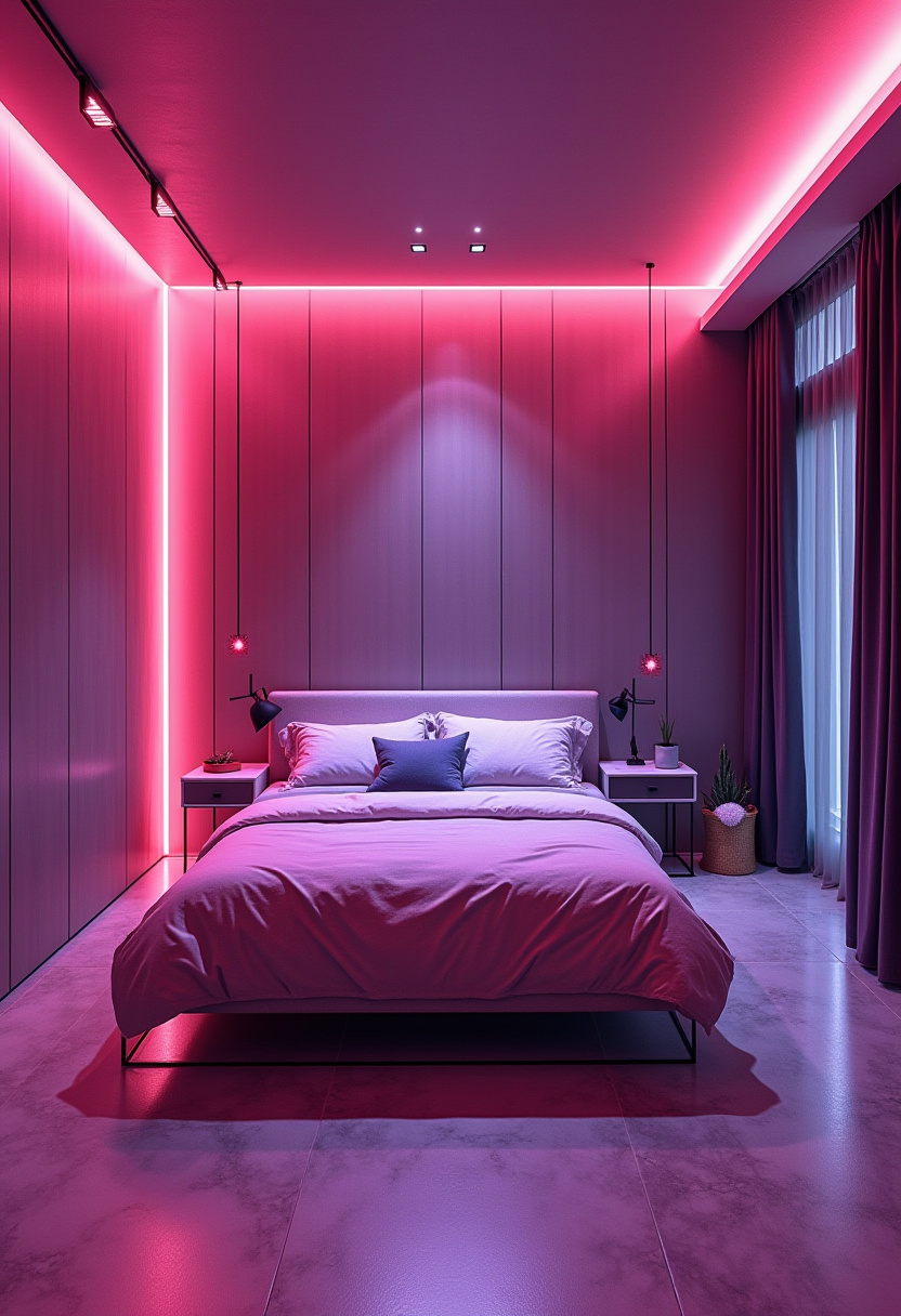 Pink And Purple Bedroom Ideas 29