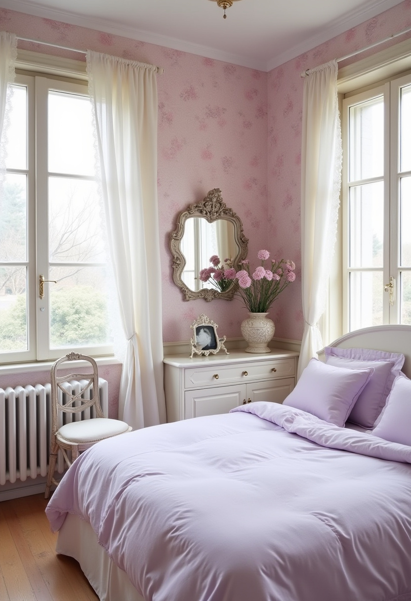 Pink And White Bedroom Ideas 12