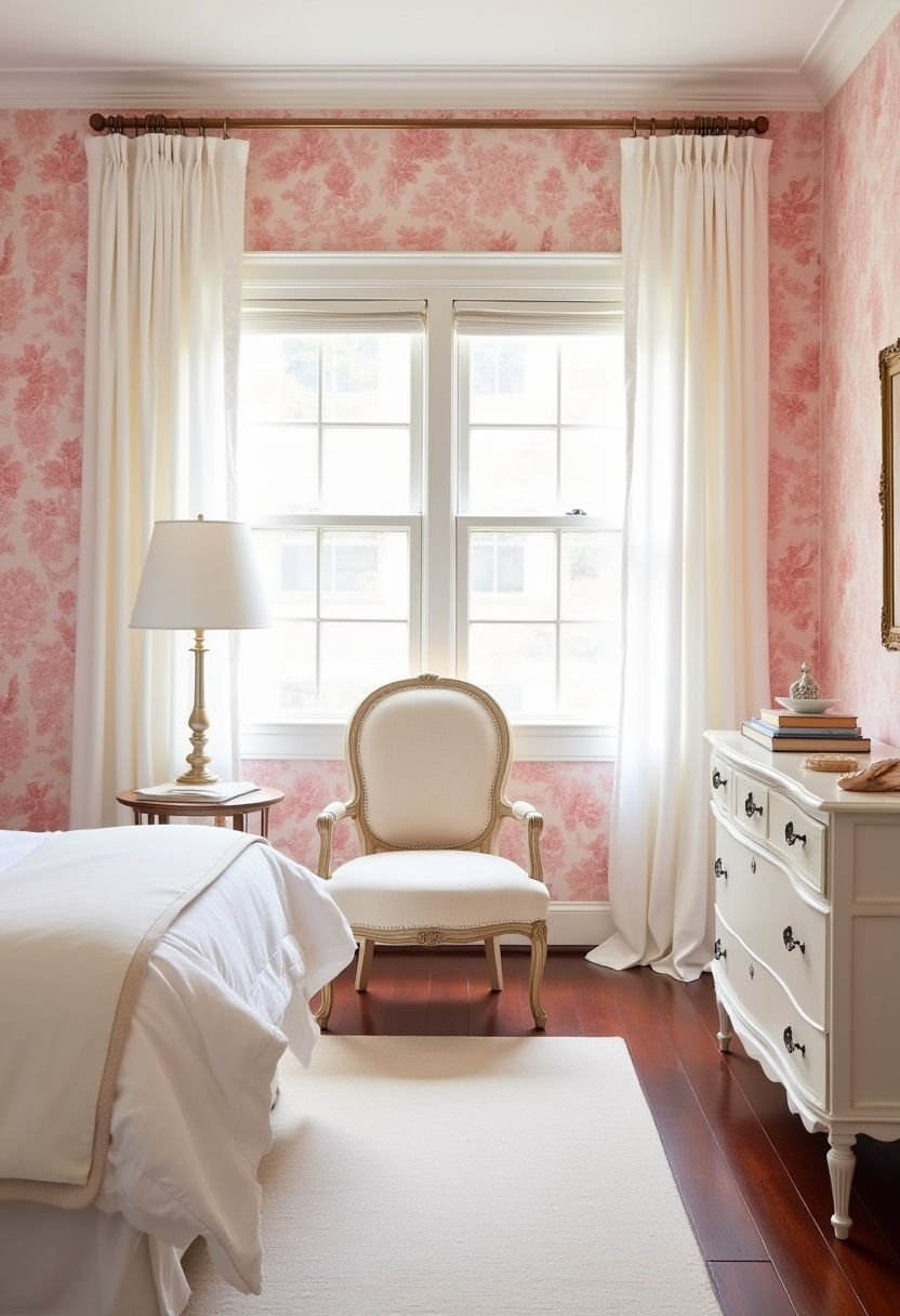 Pink And White Bedroom Ideas 25