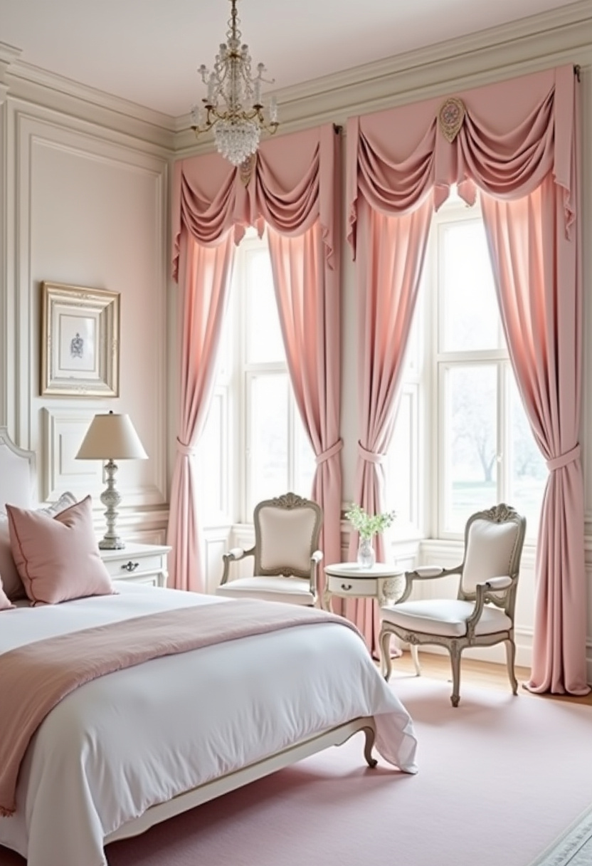 Pink And White Bedroom Ideas 30