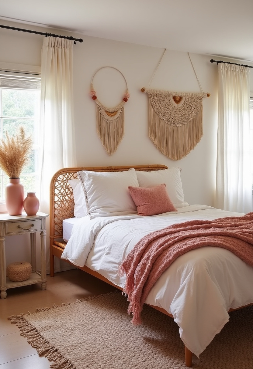 Pink And White Bedroom Ideas 8