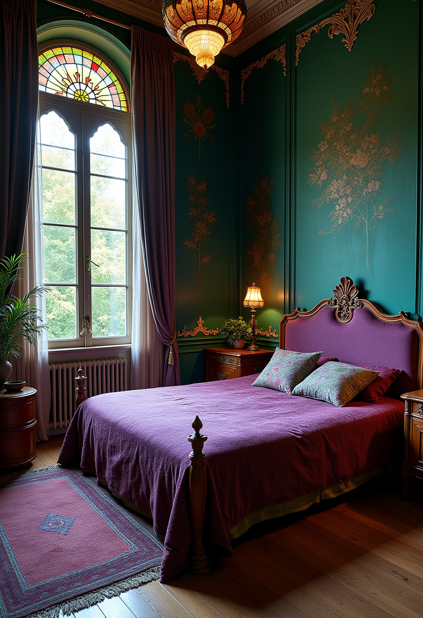 Purple And Green Bedroom Ideas 11