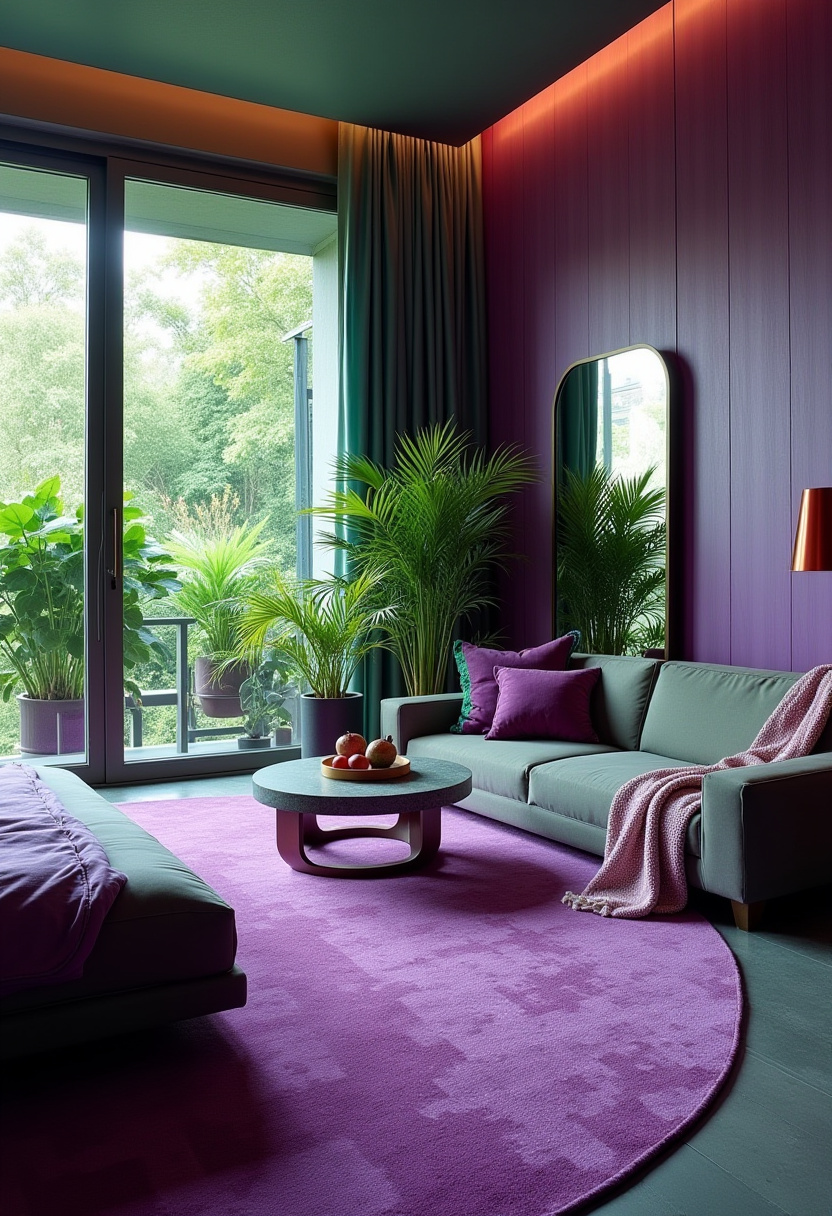 Purple And Green Bedroom Ideas 17