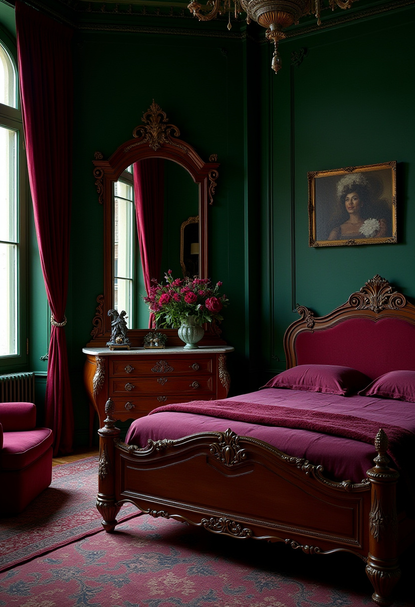 Purple And Green Bedroom Ideas 23