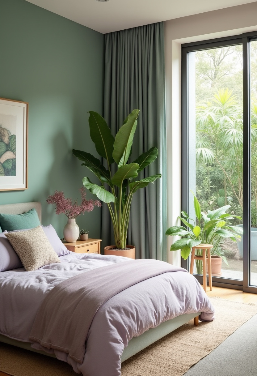 Purple And Green Bedroom Ideas 30