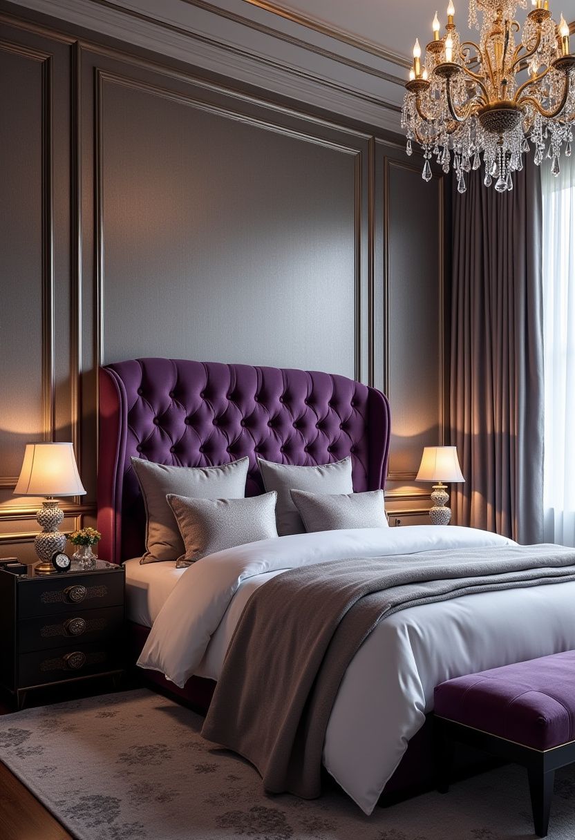 Purple And Grey Bedroom Ideas 13