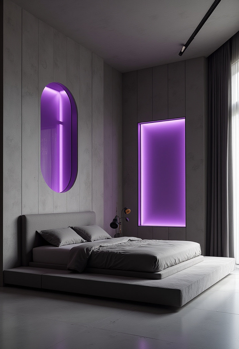 Purple And Grey Bedroom Ideas 15