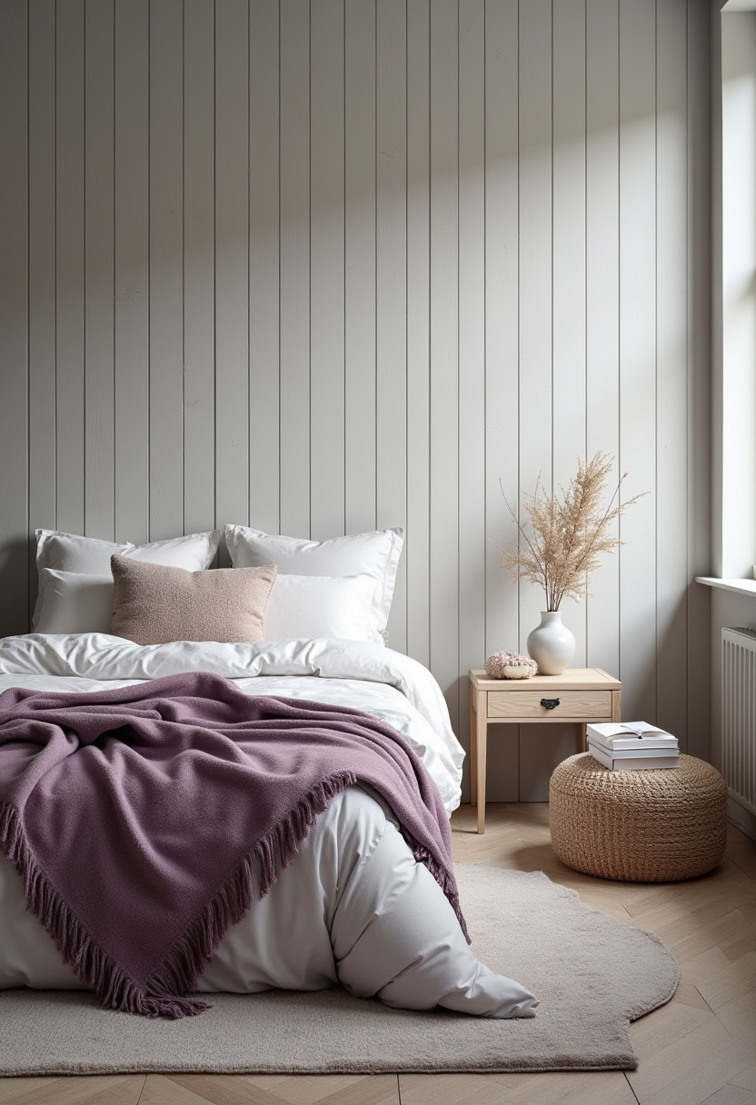 Purple And Grey Bedroom Ideas 23