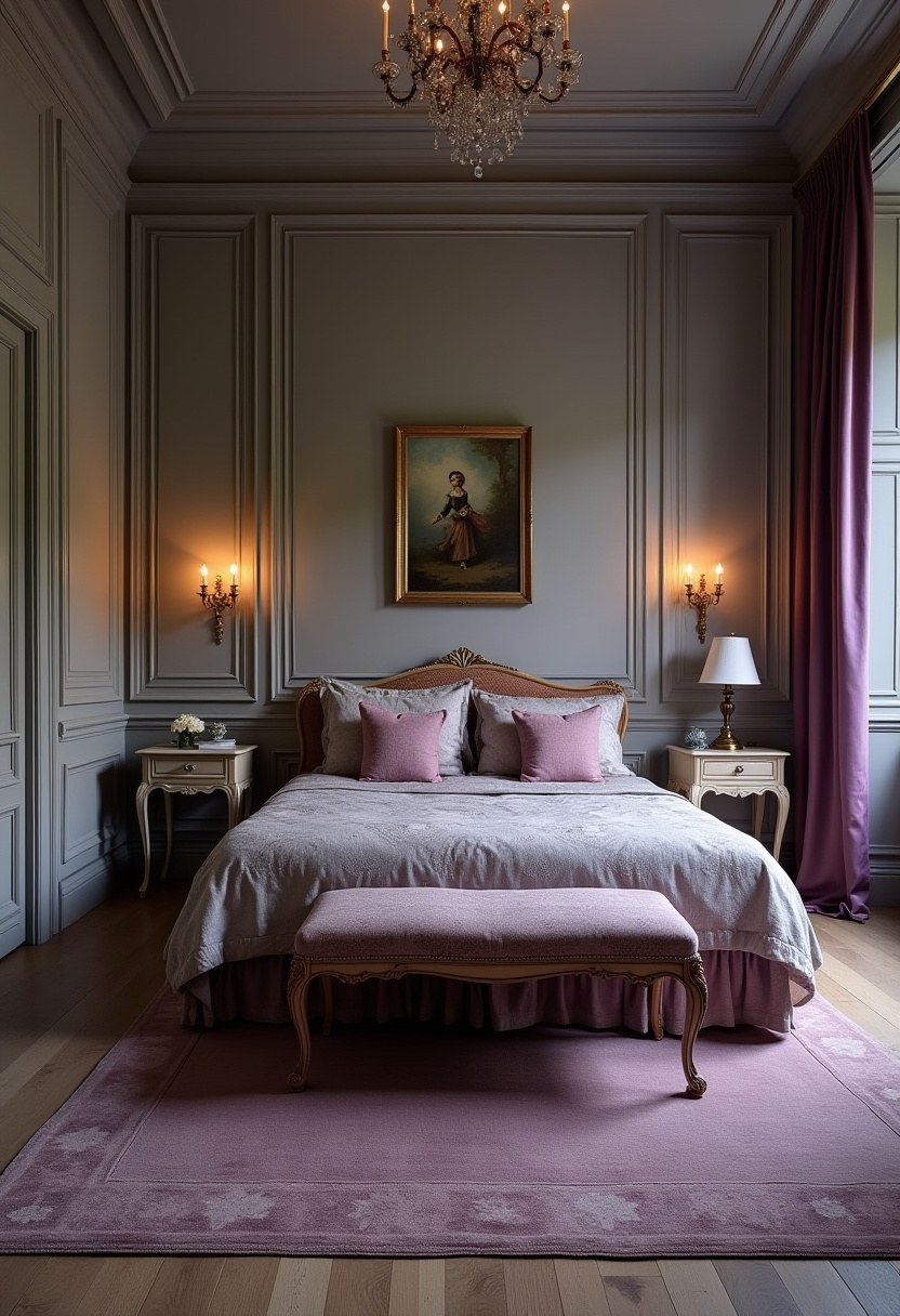 Purple And Grey Bedroom Ideas 24