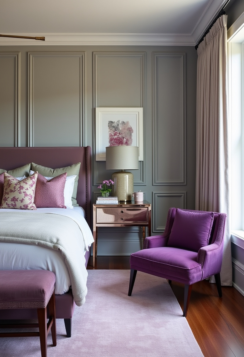 Purple And Grey Bedroom Ideas 25