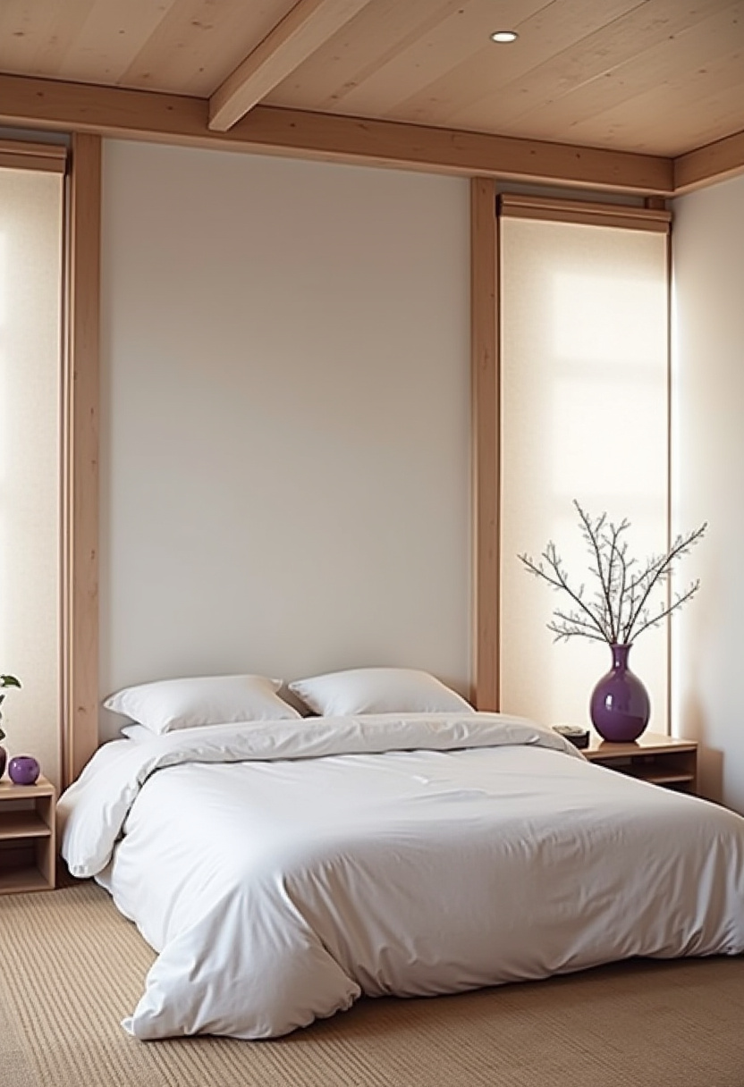 Purple And White Bedroom Ideas 10